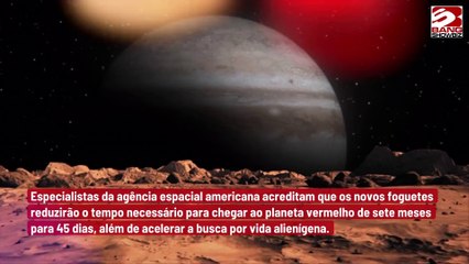 NASA enviará foguetes movidos a energia nuclear para explorar ‘planeta vermelho