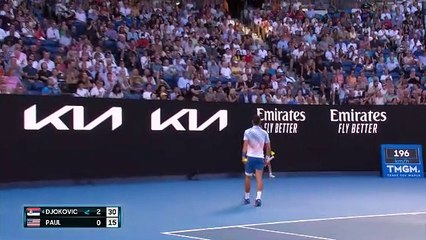 Novak Djokovic eliminó a Paul y se metió en la gran final
