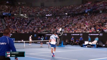 Djokovic - Paul - Les temps forts du match - Open d'Australie