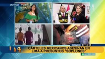 DIRINCRI: Crimen en notaría estaría vinculado con cártel mexicano de droga