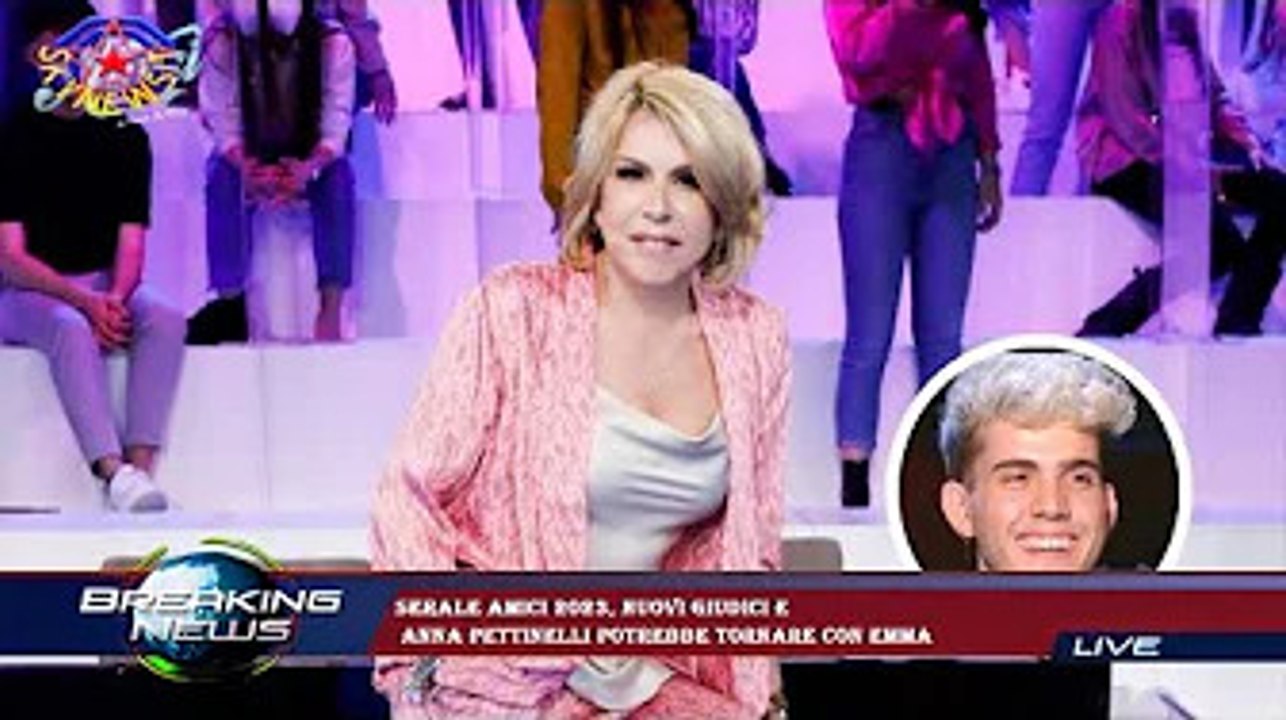 Serale Amici 2023, nuovi giudici e  Anna Pettinelli potrebbe tornare con Emma