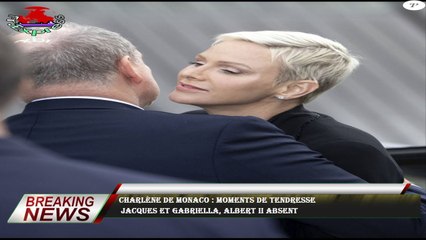 Charlène de Monaco : moments de tendresse  Jacques et Gabriella, Albert II absent