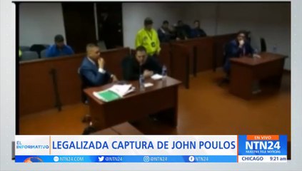 Juez legaliza la captura de John Poulos por su presunta participación en el crimen de la DJ Valentina Trespalacios