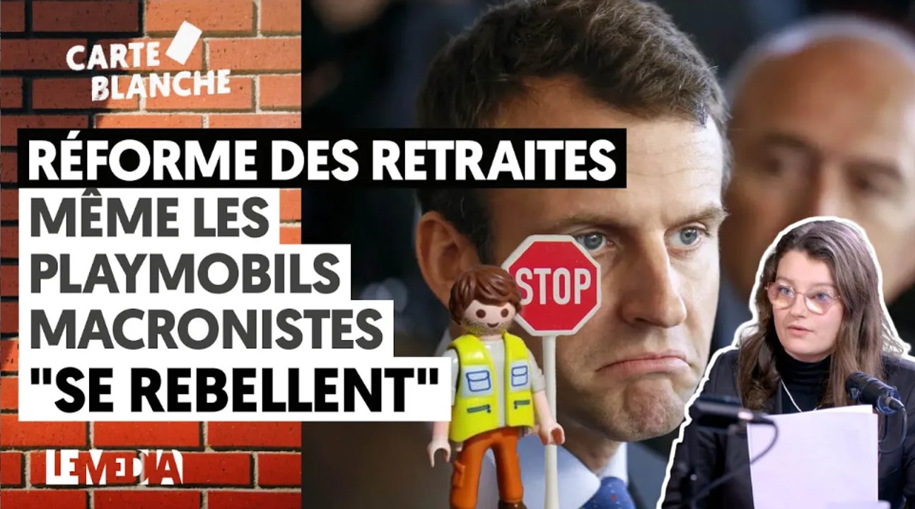 RÉFORME DES RETRAITES :  MÊME LES PLAYMOBILS MACRONISTES « SE REBELLENT »