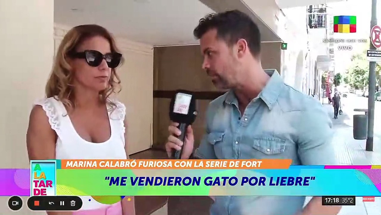 Marina Calabró destrozó a la serie de Ricardo Fort.