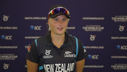 New Zealand's Izzy Sharp post U19 Cricket World Cup semi defeat to India