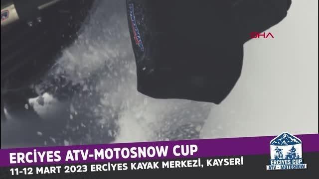 SPOR Erciyes'te gerçekleşecek Dünya Kar Motosikleti Şampiyonası için geri sayım başladı