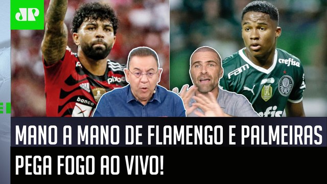 PEGOU FOGO! NÃO! VOCÊ TÁ DE SACANAGEM! Mano a Mano de Palmeiras x Flamengo FERVE!