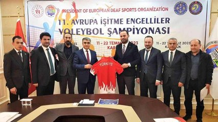 11. Avrupa İşitme Engelliler Voleybol Şampiyonası Karabük'te yapılacak
