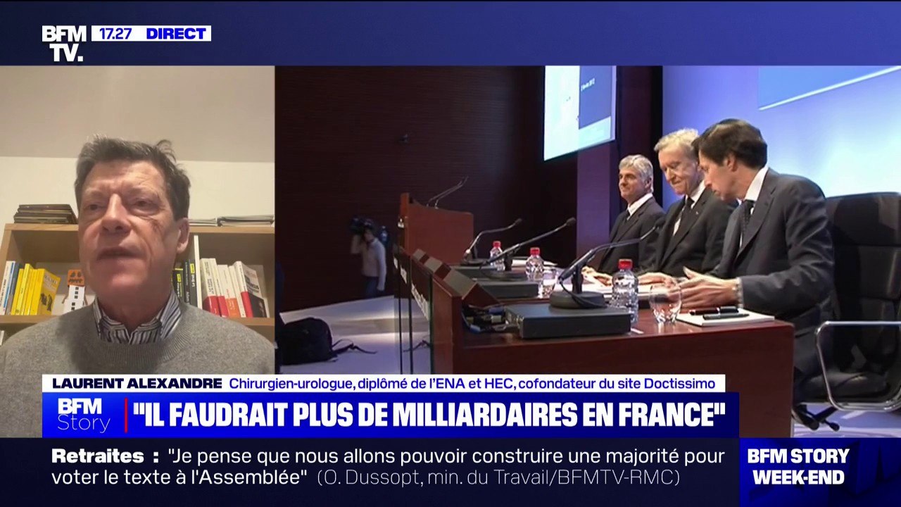 Laurent Alexandre: "Le discours anti-riches et anti-entrepreneurs va conduire à ce que les gens créent des entreprises hors de France