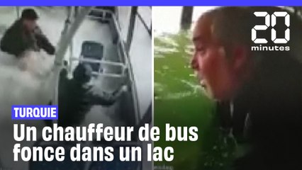 Un bus s'écrase dans un lac en Turquie avec des passagers à bord
