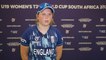 England's Grace Scrivens post U19 Cricket World Cup semi win v Australia