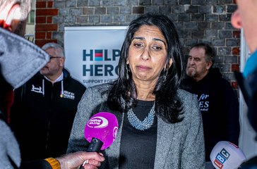 Download Video: Home Secretary, Suella Braverman visits veterans