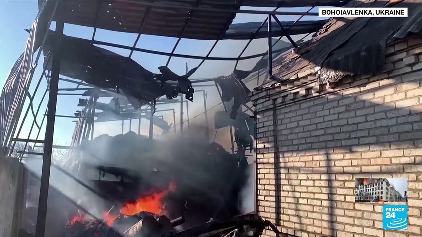 Combats en cours à Vouhledard en Ukraine