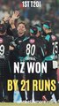 New Zealand Beat India By 21 Runs First T20I | IND vs NZ