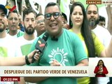 Partido Verde de Venezuela se despliega por Caracas en el Día Mundial de la Educación Ambiental