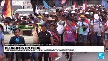Informe desde Lima: bloqueos en Perú dejan regiones sin alimentos y combustible