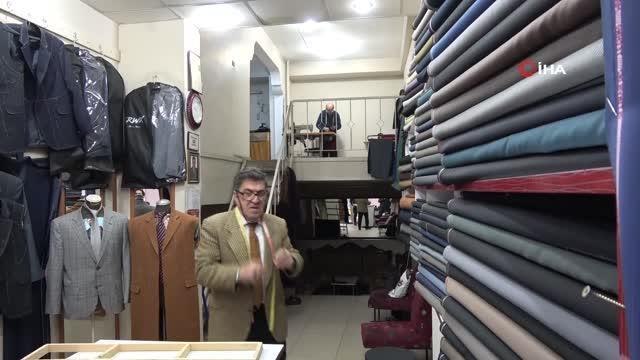 70 yaşındaki terzi Hıdır ustanın meslek aşkı hayran bırakıyor