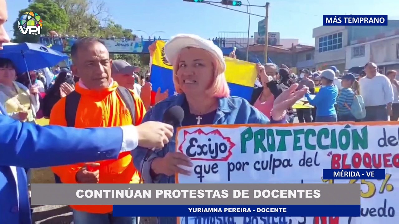 Docentes en Mérida piden mejoras salariales - #27Ene @VPItv