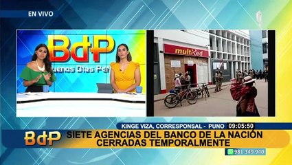 No hay dinero en efectivo: Banco de la Nación de Juliaca restringe disponibilidad