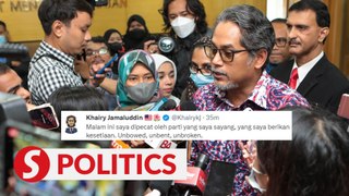 Unbowed, unbent, unbroken, says Khairy over Umno sacking
