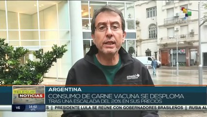 Argentina: Consumo de carne vacuna se desploma tras una escalada del 20%