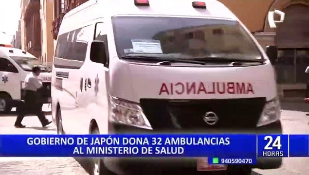 Presidenta Boluarte tras la entrega de ambulancias donadas por Japón: Pido que cuiden de ellas