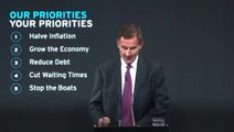 Jeremy Hunt rules out tax cuts as he says Brexit will grow economy
