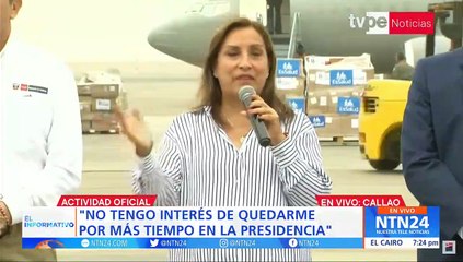 Dina Boluarte instó al Congreso peruano a adelantar las elecciones generales para diciembre de 2023