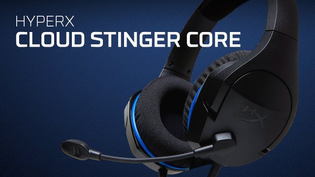 Audífonos para videojuegos para PS4, Xbox, Nintendo Switch – HyperX Cloud Stinger Core