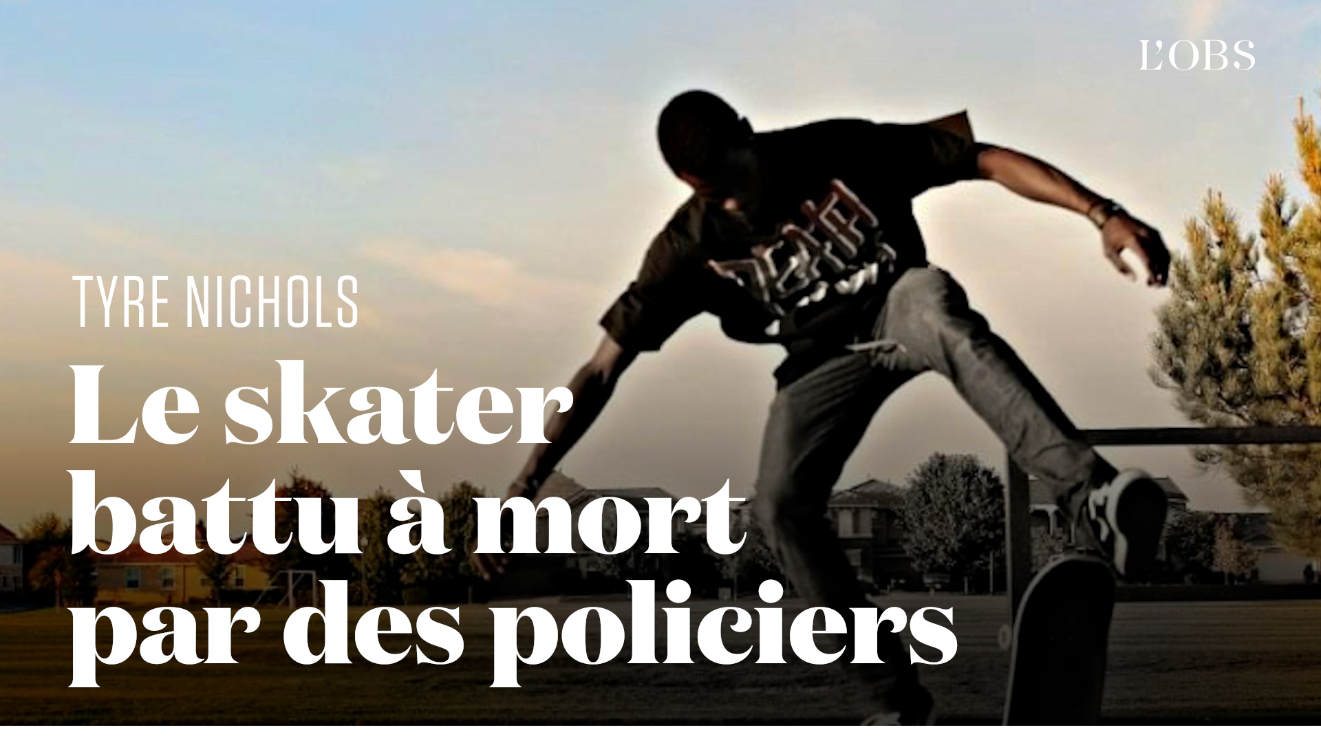 Tyre Nichols : ce que l'on sait de la mort de ce skater à Memphis