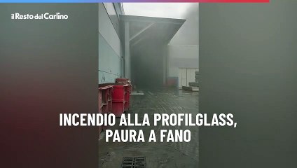 Incendio alla Profilglass, paura a Fano