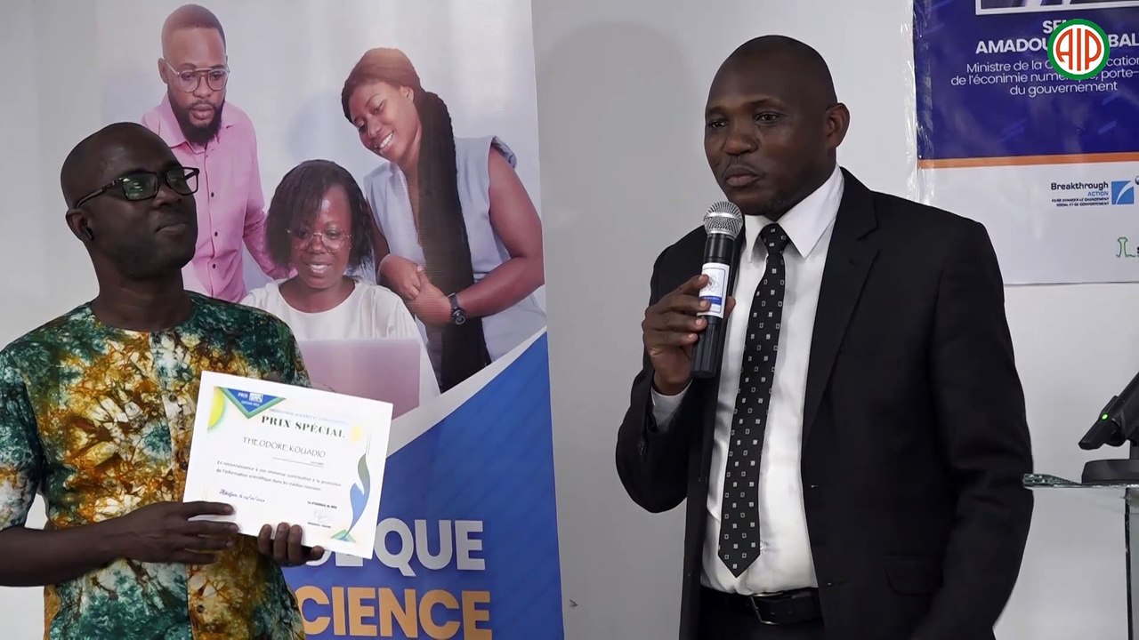 Les lauréats du prix du meilleur journaliste scientifique pour la ...
