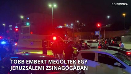 Legalább öt embert lőttek le egy jeruzsálemi zsinagógában