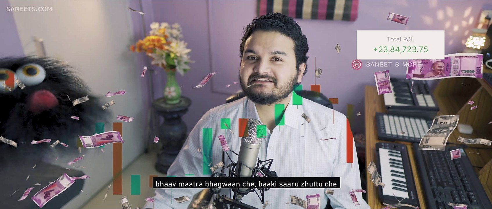 Bhaav Maatra Bhagwan Che Song - SANEETS | Nifty50, NSE India, BSE Sensex, Share Market Song