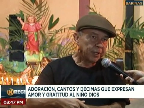 Devotos católicos realizan la Paradura del Niño entre rezos, cantos y alegría en el edo. Barinas