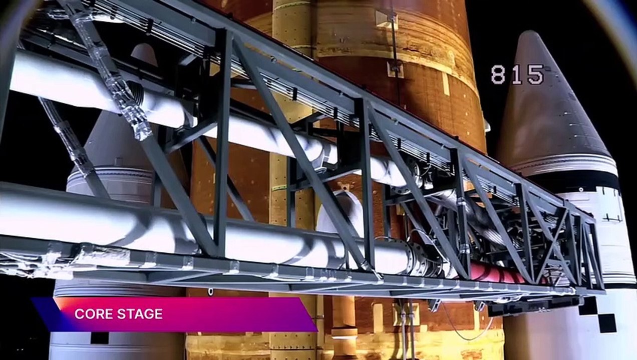 Imágenes de la cámaras del cohete SLS de la misión Artemis I