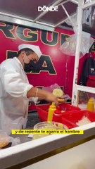 Hamburguesas de Colima: uno de los puestos favoritos de la Roma