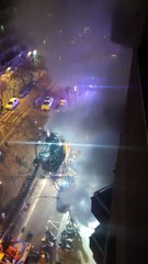 Estalla un incendio en un piso de Sant Andreu