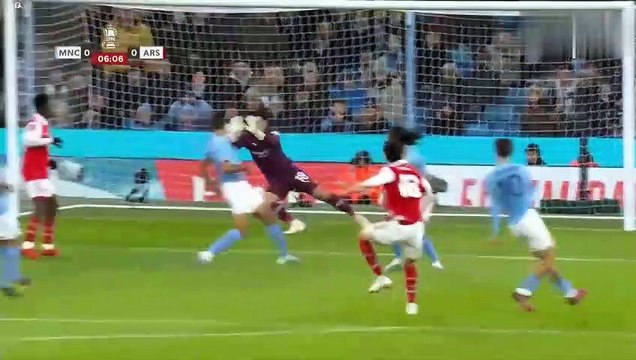 ملخص مباراة مانشستر سيتي وارسنال 1-0 اليوم - اهداف مانشستر و ارسنال اليوم