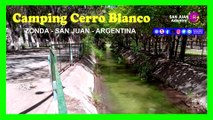 Camping Cerro Blanco , Zonda, San Juan, Argentina.