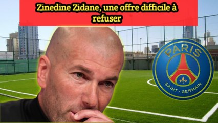 Zinedine Zidane ne serait resté indifférent à l’approche des dirigeants parisiens