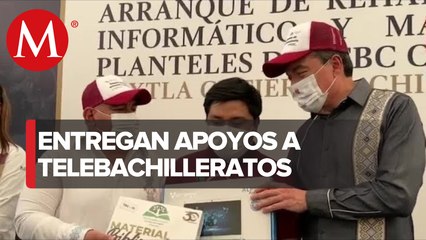 Gobierno de Chiapas dona equipos informáticos a planteles de Telebachillerato 💻