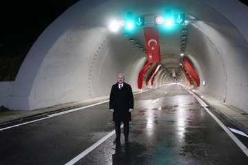 BAKAN KARAİSMAİLOĞLU, HONAZ TÜNELİNDE İNCELEME YAPTI