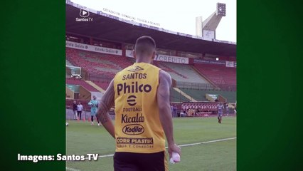 Super treino pré-jogo do Santos