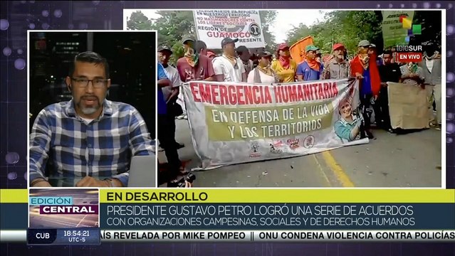 Pdte. de Colombia logró una serie de acuerdos con organizaciones campesinas, sociales y de DD. HH.