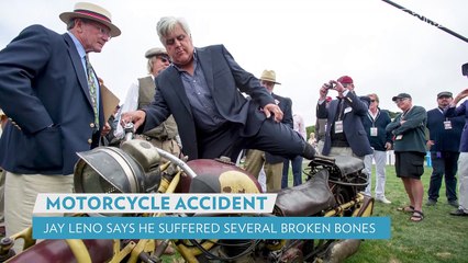 Jay Leno Broke His Collarbone, Ribs and Kneecaps in Motorcycle Crash Last Week _