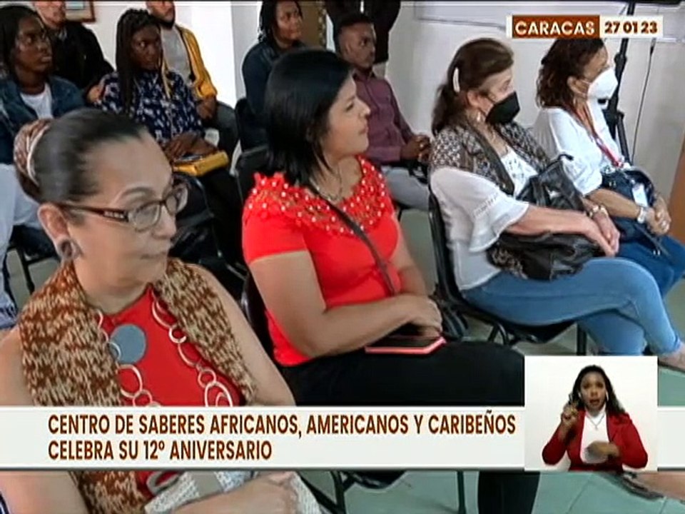 Centro de Saberes Africanos, Americanos y Caribeños celebra 12 años de creación en Venezuela