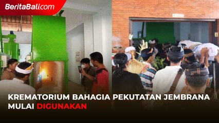 Krematorium Bahagia Pekutatan Jembrana Resmi Beroperasi 🚀