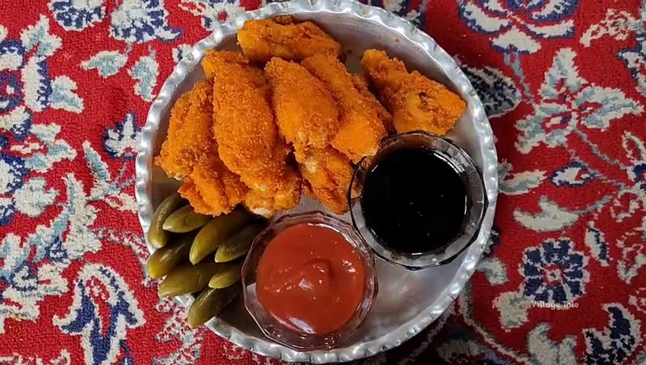 Daily Routine Village life - Fried Chicken Recipe - Village Cooking